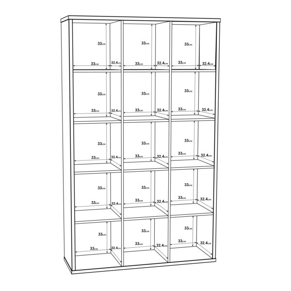 Mauro 3x5 Storage Unit in Matt White - Image 9
