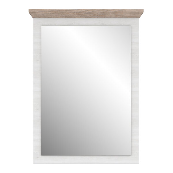 Illopa Mirror in Oak Nelson/Snowy Oak - Image 2