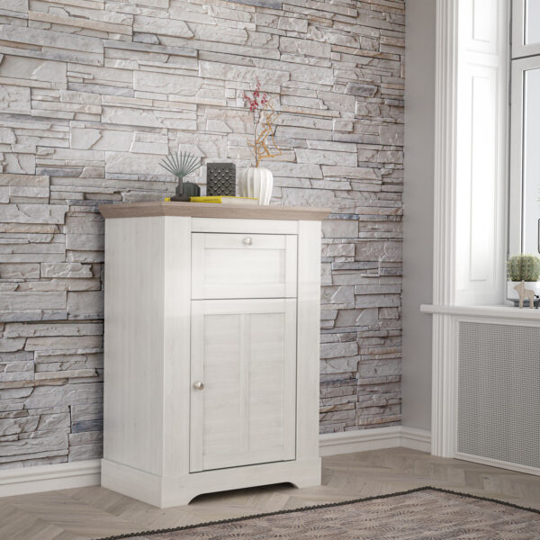 Illopa Chest of Drawers in Oak Nelson/Snowy Oak - Image 6