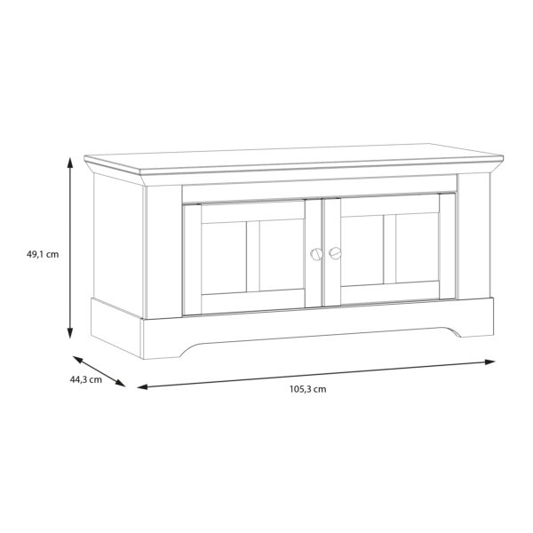 Illopa Storage Bench in Oak Nelson/Snowy Oak - Image 7