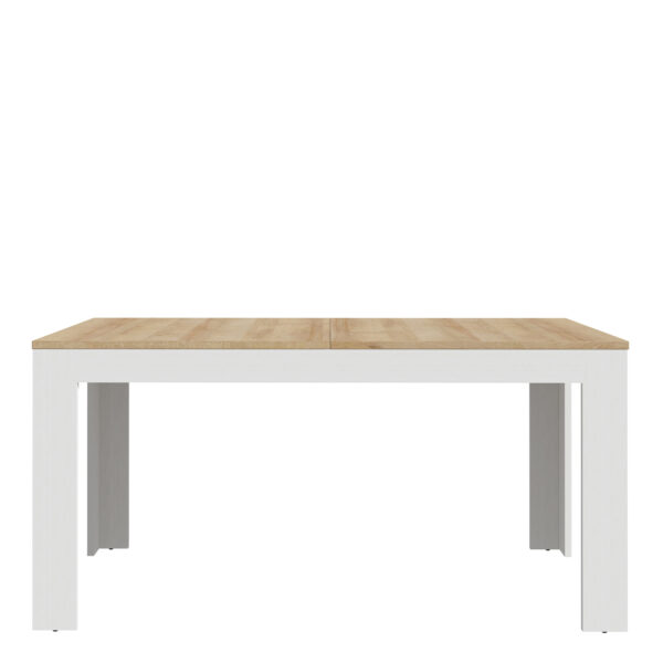 Bohol Extending Dining Table 160-207cm in Riviera Oak/White - Image 2