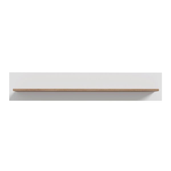 Wensley Wall Shelf in Light Grey and Oak - Image 3