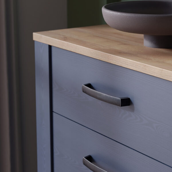Bohol 3 Drawer Chest in Riviera Oak/Navy - Image 8