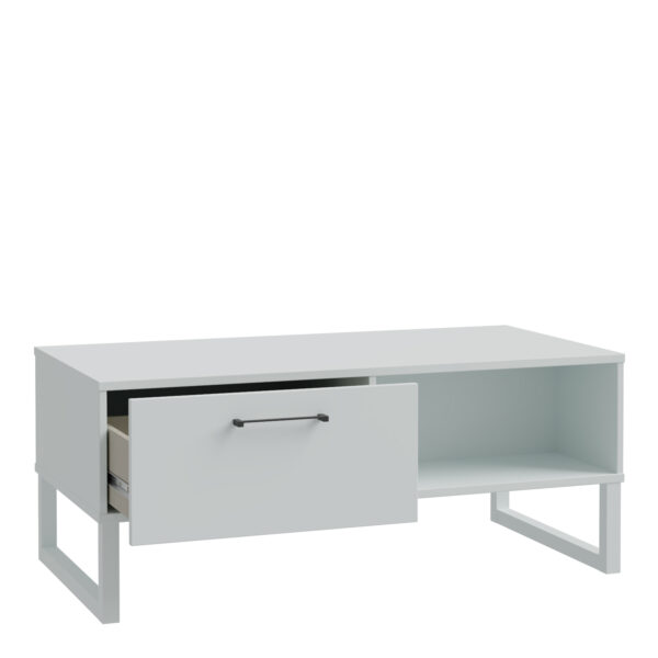 Sali 1 Drawer Coffee Table in Light Grey - Image 3