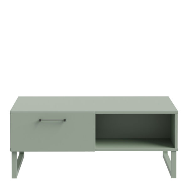 Sali 1 Drawer Coffee Table in Sage Green - Image 2