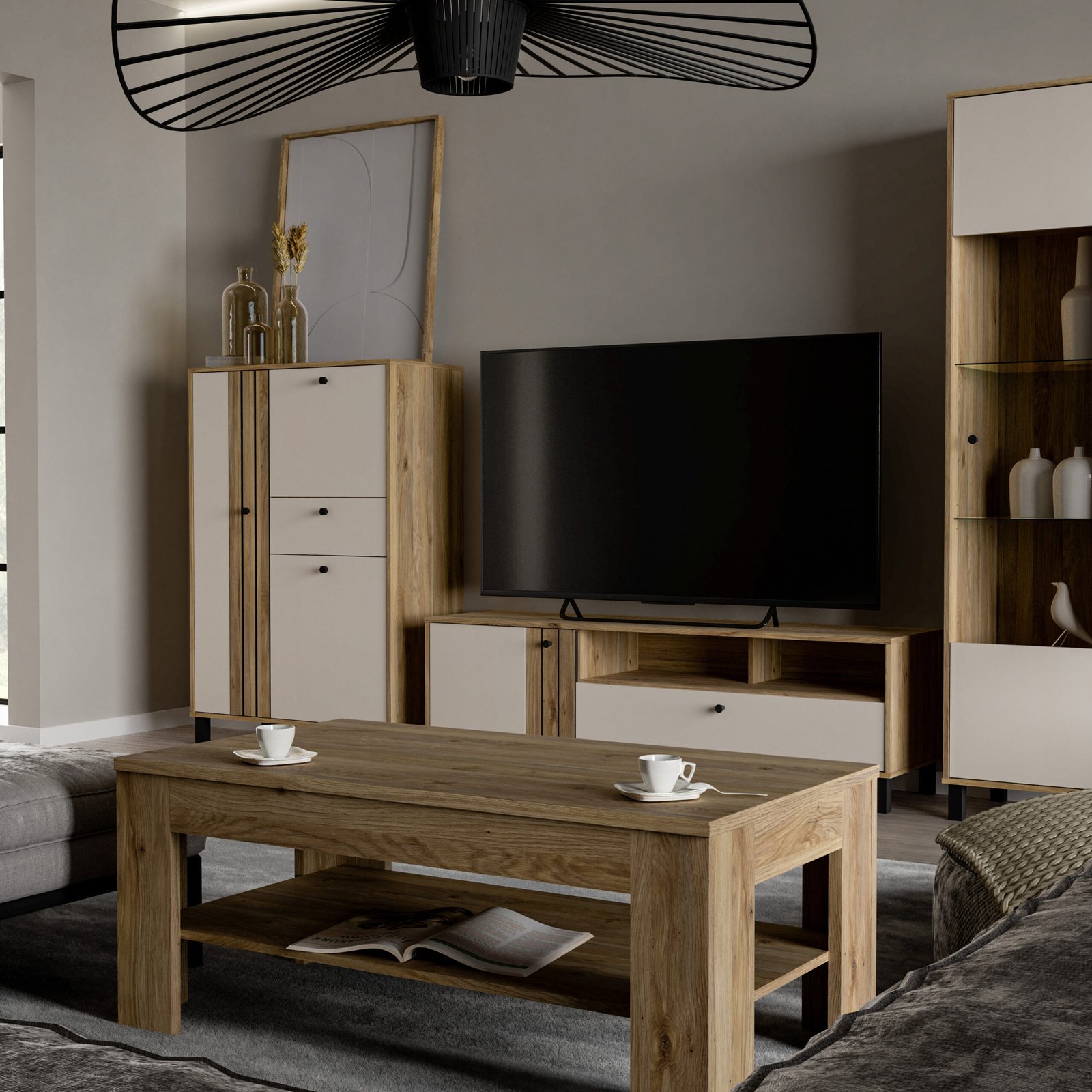 Grafton Coffee Table In Oak - Image 4