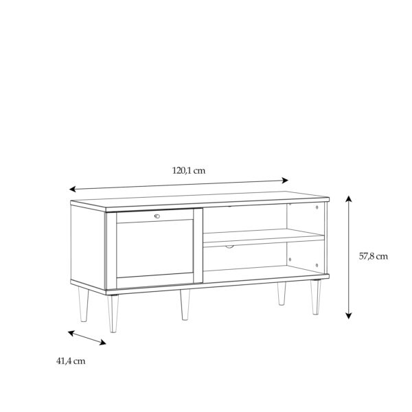 Calasetta TV Unit in Rattan - Image 11