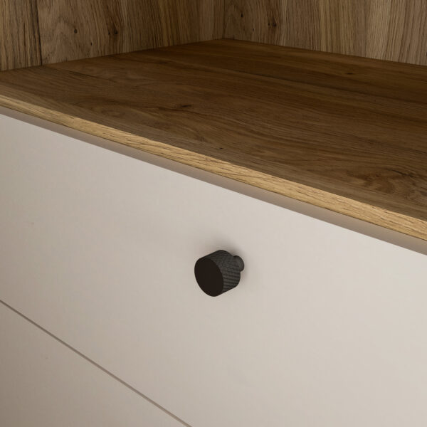 Grafton 1 Door 3 Drawer Chest In Cream and Oak - Image 8