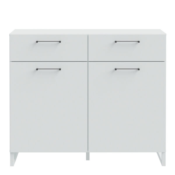 Sali 2 Door 2 Drawer Chest in Light Grey - Image 2