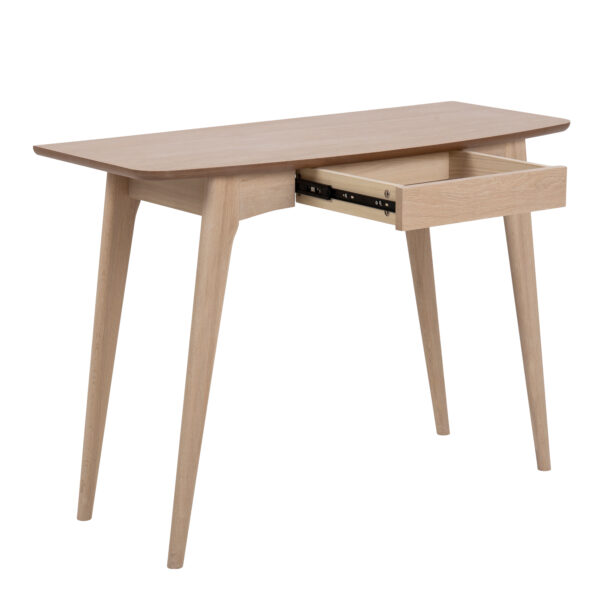 Woodstock 1 Drawer Desk in Oak - Image 4