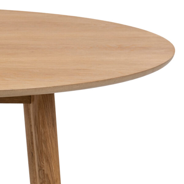 Nagano Round Dining Table in Oak - Image 5