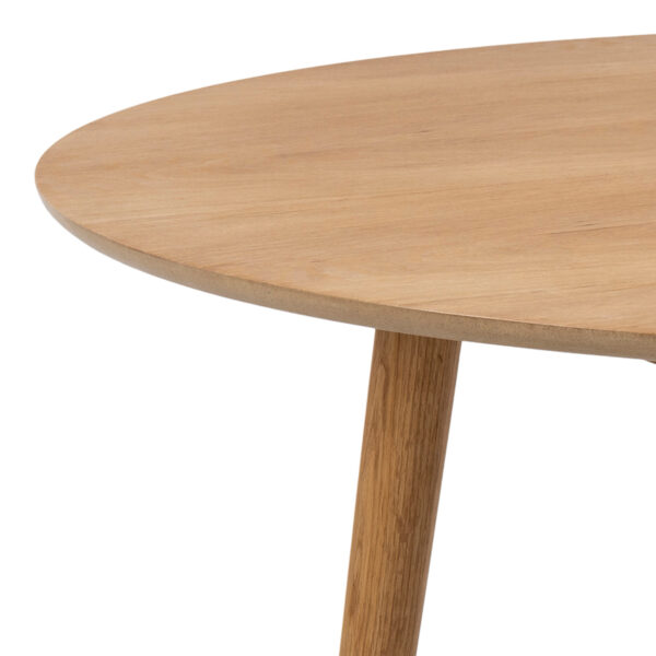 Nagano Round Dining Table in Oak - Image 6