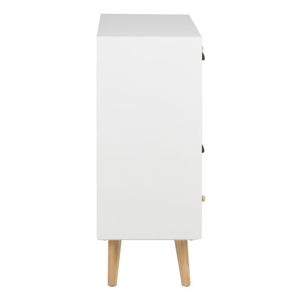 Thais White Shabby Chic Multi Coloured 11 Drawer Chest - Image 3