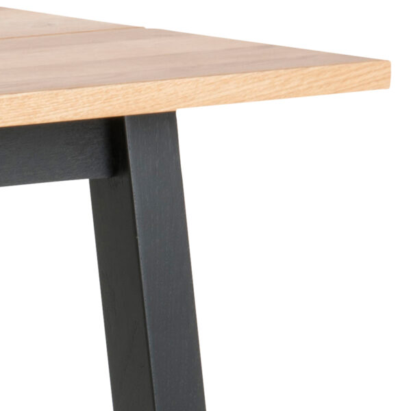 Chara Bar Table in Black & Oak - Image 6