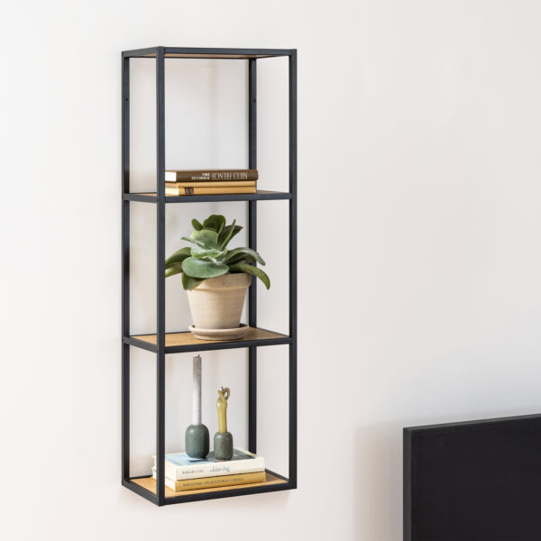 Seaford Black Metal Wall Shelf - Image 5