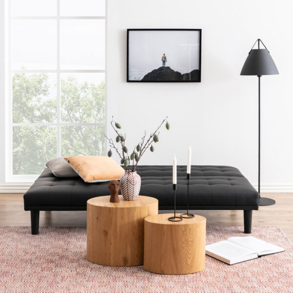 Mice Oval Coffee Table in Oak Set of 2 - Image 4
