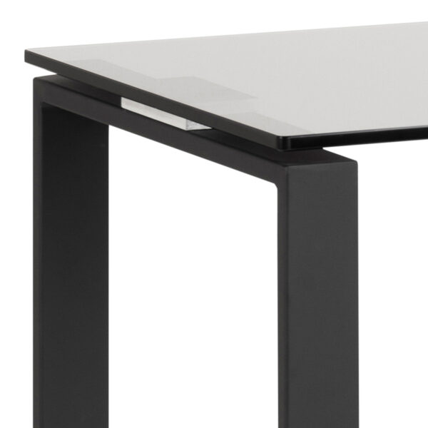 Katrine Console Table with Smoked Glass Top - Image 5