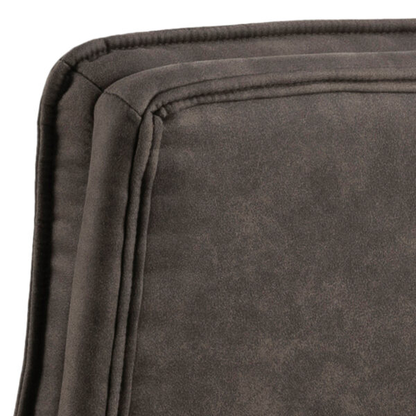 Brad Swivel Desk Chair with Armrest in Black - Image 7