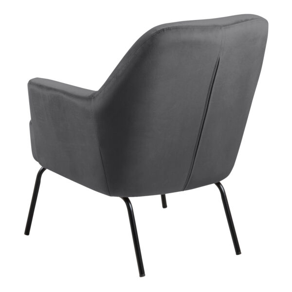 Melissa Lounge Chair in Dark Grey - Image 3
