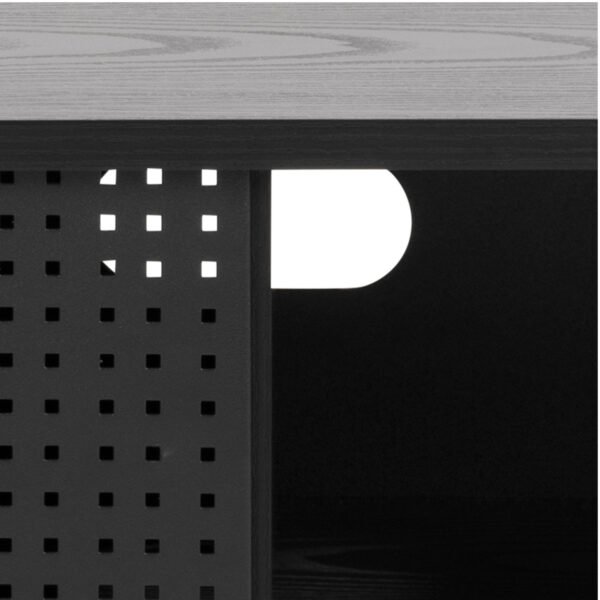 Angus TV Unit with 1 Sliding Door in Black - Image 9