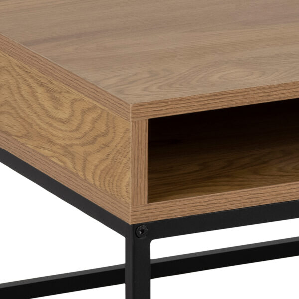 Willford Coffee Table in Oak & Black - Image 8