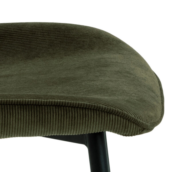 Femke Dining Chair in Olive Green Set of 4 - Image 9
