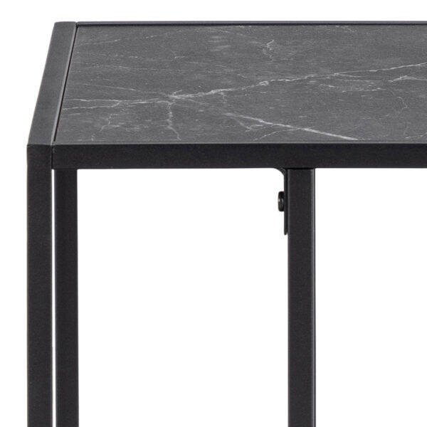 Infinity Side Table in Matt Black - Image 6