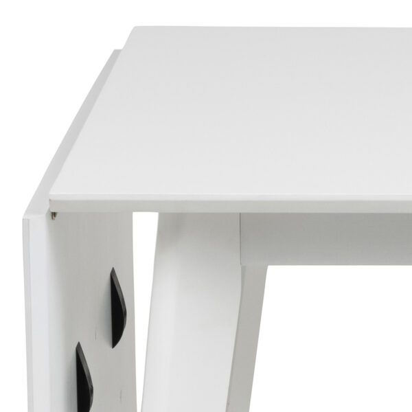 Roxby Square Dining Table in White Included 2 Roxby Dining Chair in White - Image 6
