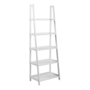 Wally Bookcase with 5 shelves in White