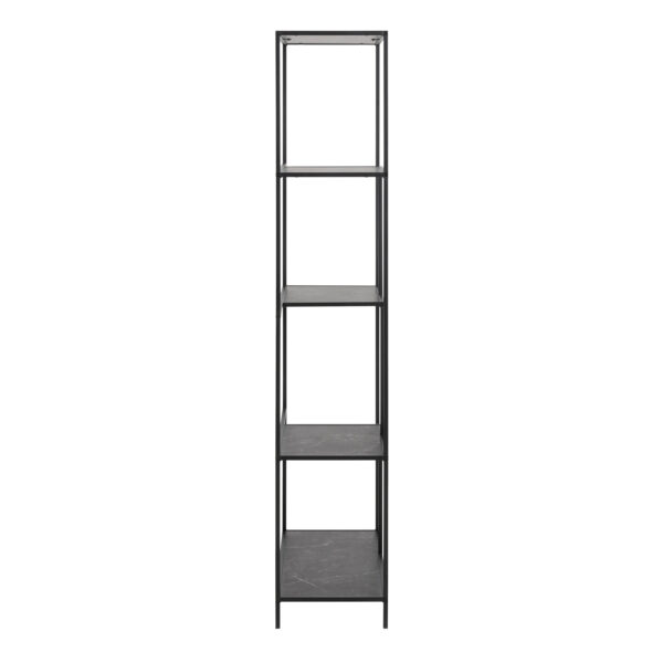 Infinity Bookcase with 4 shelves in Black - Image 4