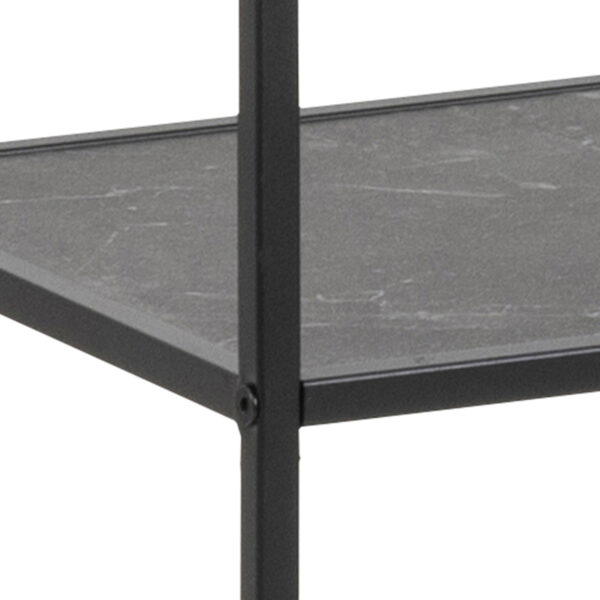 Infinity Bookcase with 4 shelves in Black - Image 6