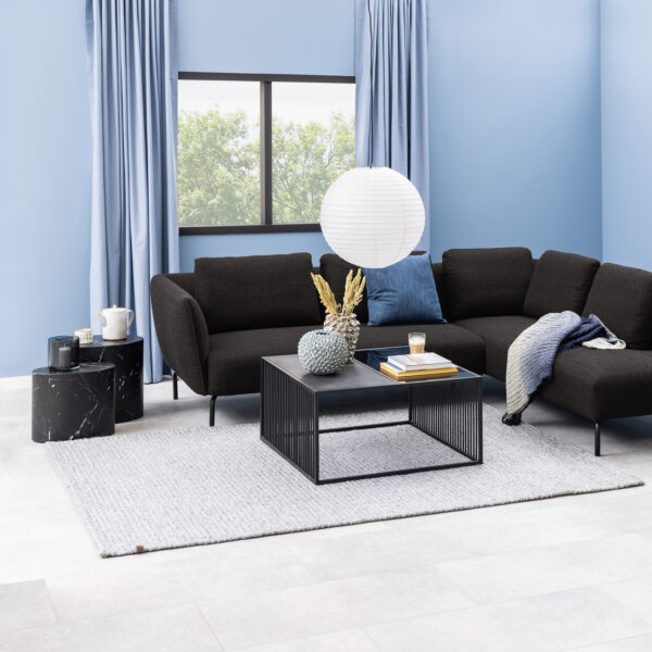 Mice Oval Coffee Table Set in Black - Image 2