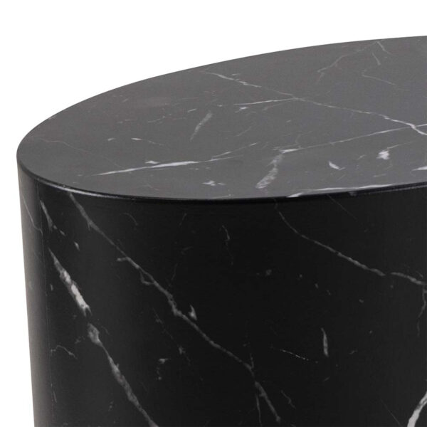 Mice Oval Coffee Table Set in Black - Image 5