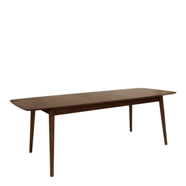 Montreux Rectangular Extending Dining Table in Walnut 180-219 cm - Image 4