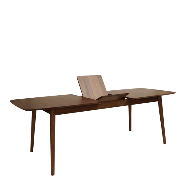 Montreux Rectangular Extending Dining Table in Walnut 180-219 cm - Image 5