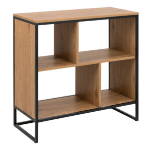 Swindon Bookcase with 4 Shelves in Oak