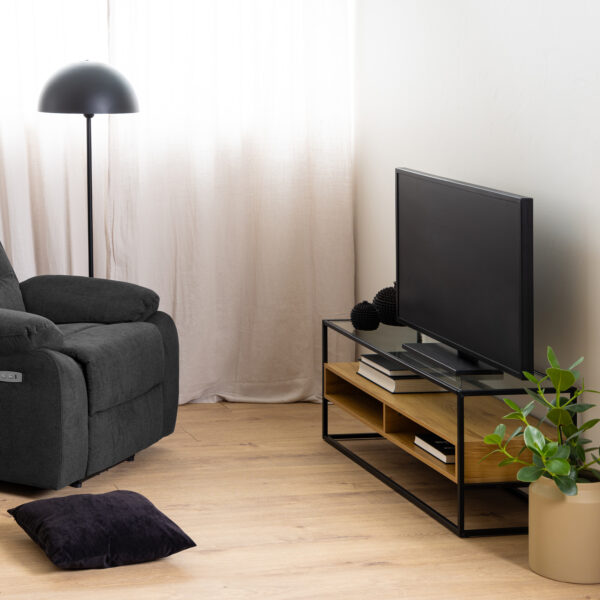 Randolf TV Unitin Black and Oak - Image 4