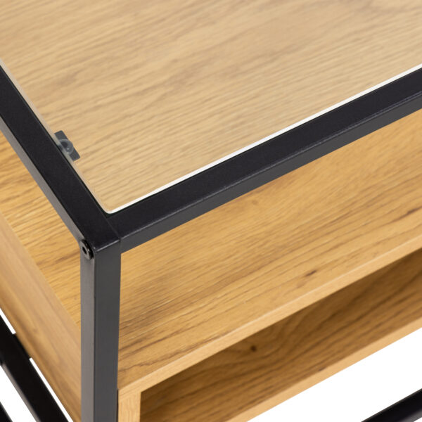 Randolf TV Unitin Black and Oak - Image 7