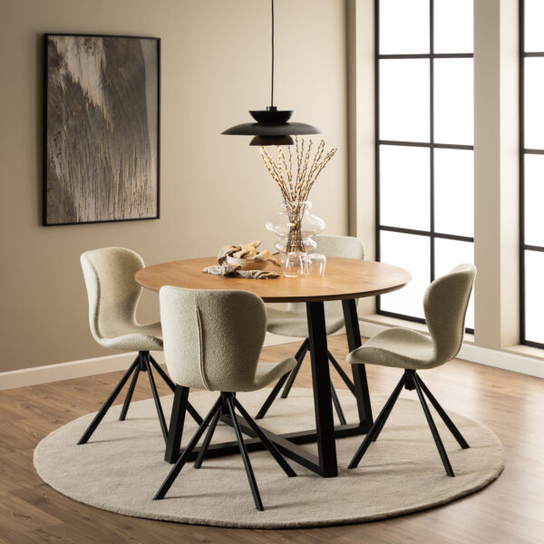 Malika Dining Table in Wild Oak - Image 2