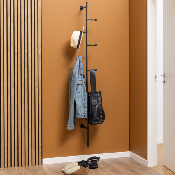 Aspen Coat Hanger in Black - Image 3