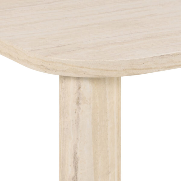 Solano Rectangular Coffee Table in Light Travertine 100 x 75 cm - Image 6
