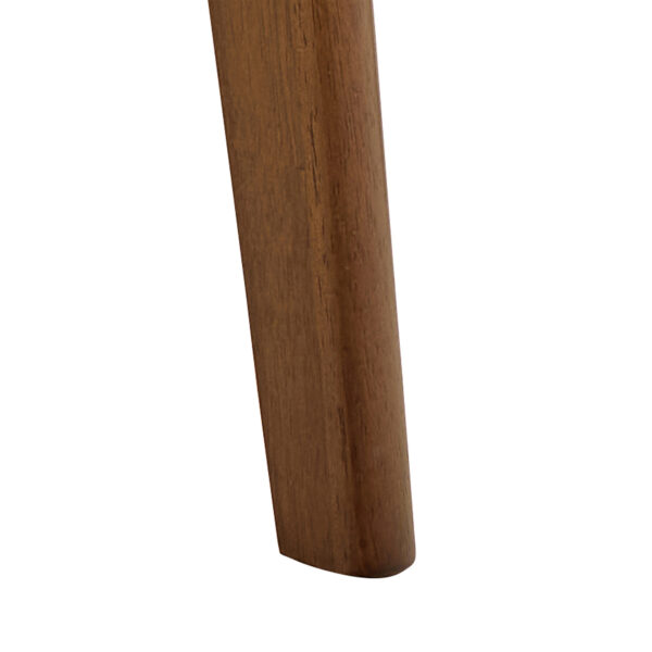 Roxby Round Dining Table in Walnut 120x76cm - Image 7