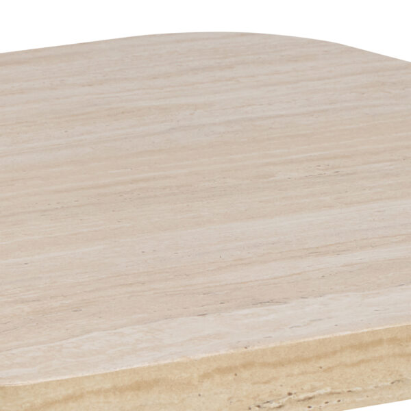 Solano Square Coffee Table in Light Travertine 60 x 60 cm - Image 5