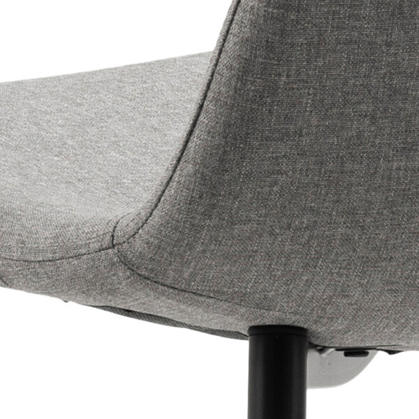 Cenny Dining Table in Oak & Black Included 4 Wilma Dining Chair in Light Grey - Image 9