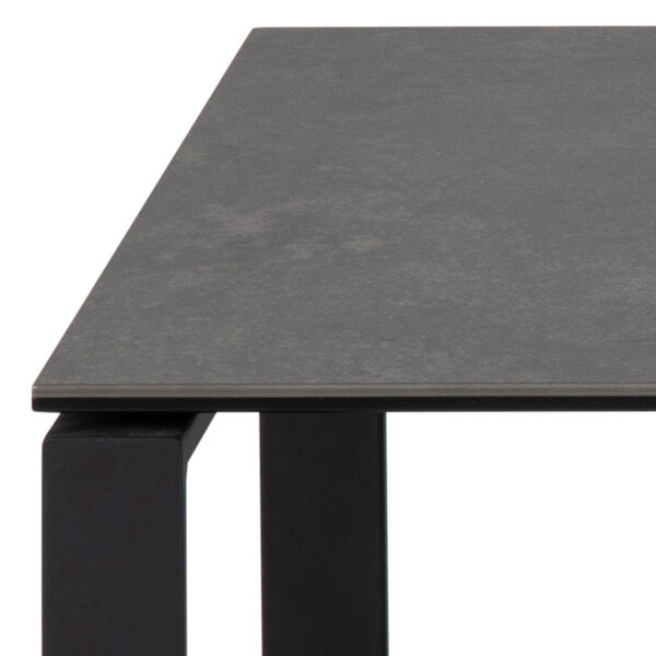 Katrine Ceramic Coffee Table Set in Black - Image 5
