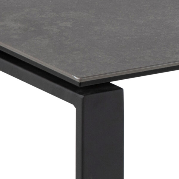 Katrine Ceramic Coffee Table Set in Black - Image 6