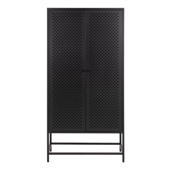 Newcastle 2 Door Cabinet in Matt Black - Image 3
