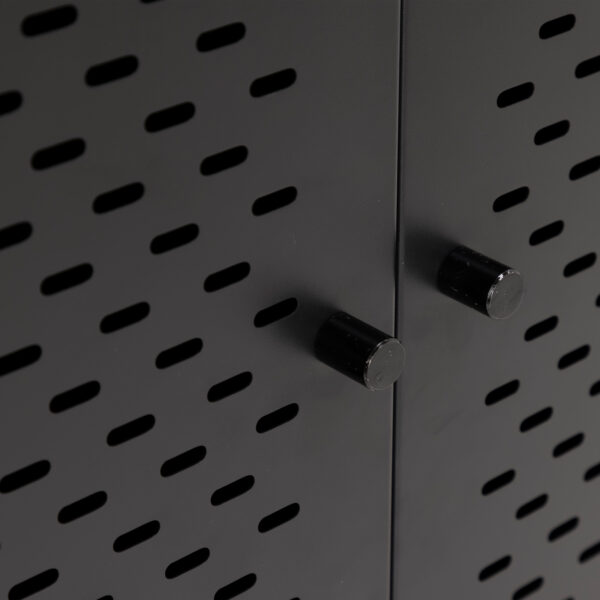 Newcastle 2 Door Cabinet in Matt Black - Image 7