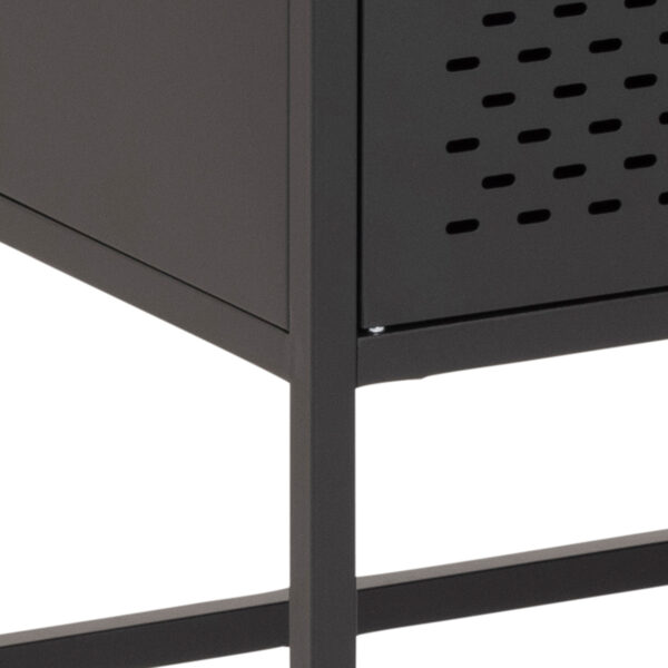 Newcastle 2 Door Cabinet in Matt Black - Image 8