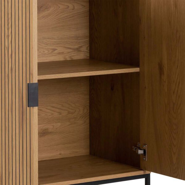 Jaipur Cabinet with 2 Doors in Black - Image 10